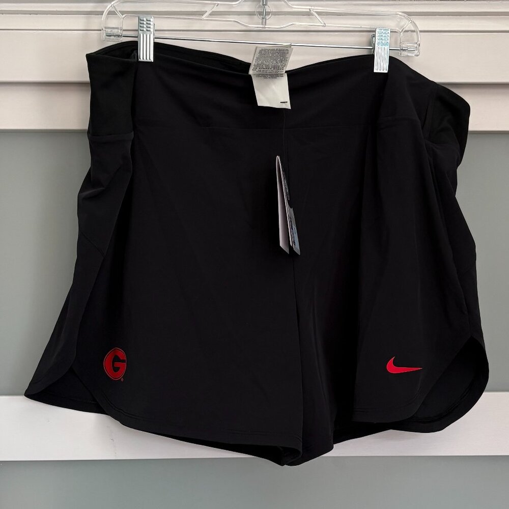 NIKE DRI_FIT COLLEGE GEORGIA BULLDOGS ATHLETIC RUNNING SHORT SZ XXL NEW NWT - Picture 2 of 3